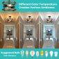 2 Light Semi Flush Mount Ceiling Light Fixture Cherry ambiance