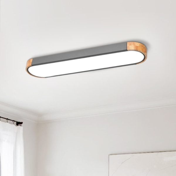 Thehouselights-ModernDimmableIntegratedLEDCeilingLight-FlushMount-Gray