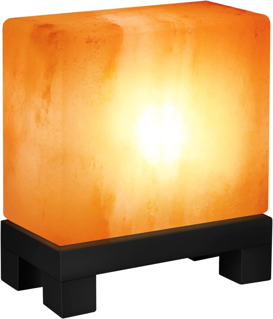 Authentic Himalayan Salt Lamp With Dimmable Glow