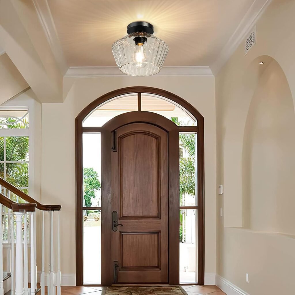 Glass Ceiling Fixture For Modern Interiorsjpg hallway