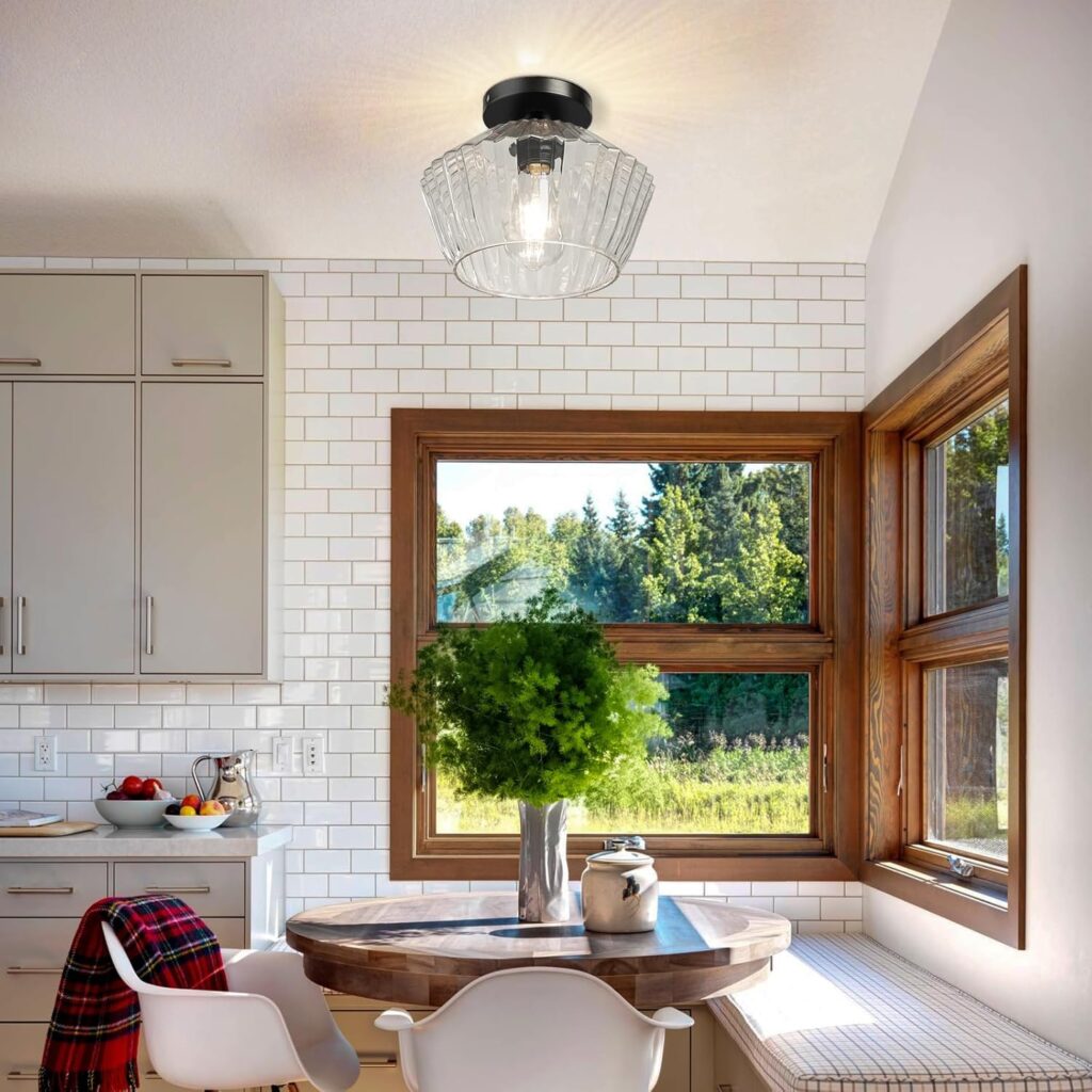 Glass Ceiling Fixture For Modern Interiorsjpg kitchen area