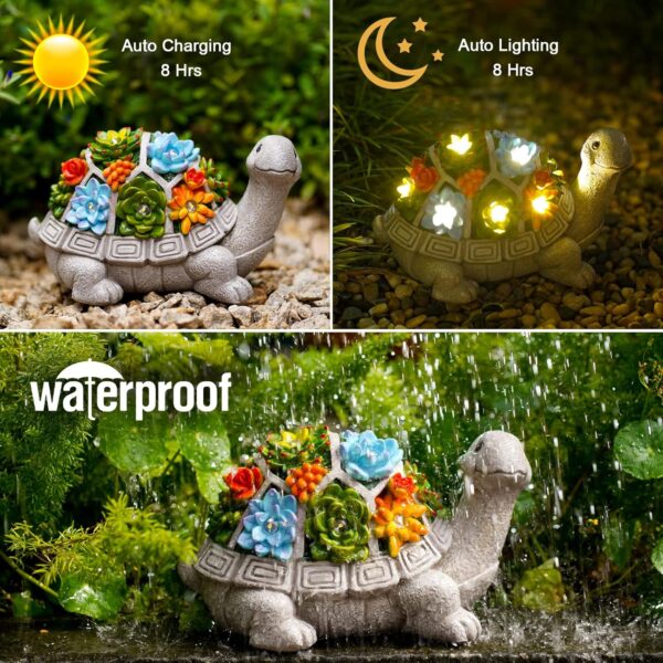 Outdoor Tortoise Decor Durable Garden Accent 5