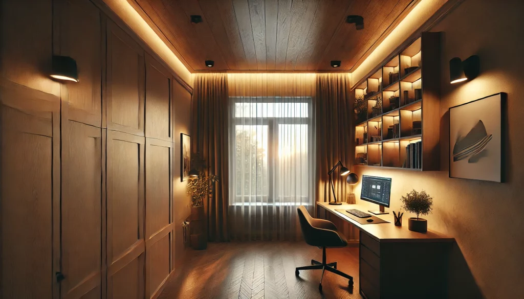 Remodel Your Home Office With Home Light Ideas - 02