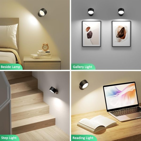 Wall Mounted Lights Stylish Rechargeable Sconces 1